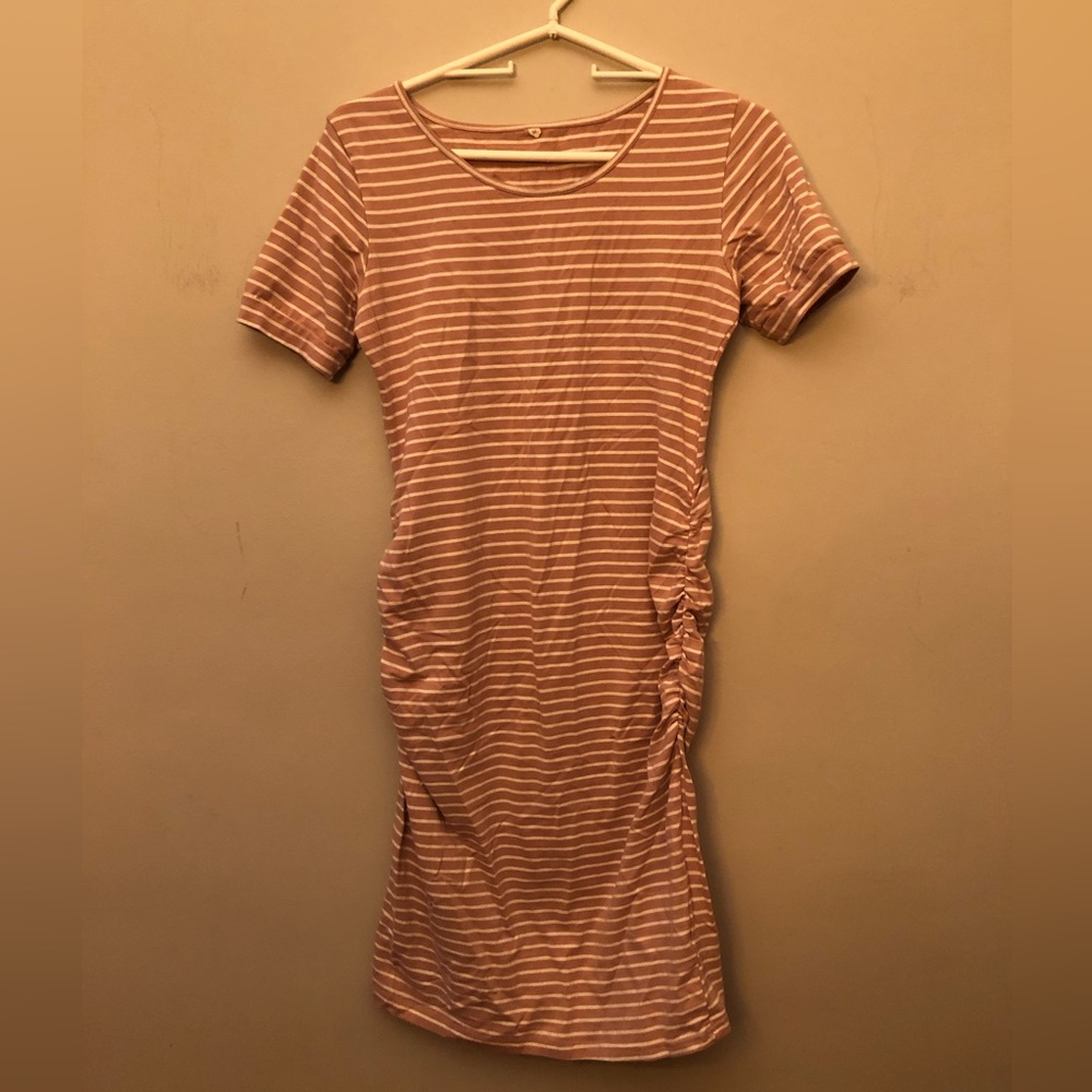Knee length maternity dress
